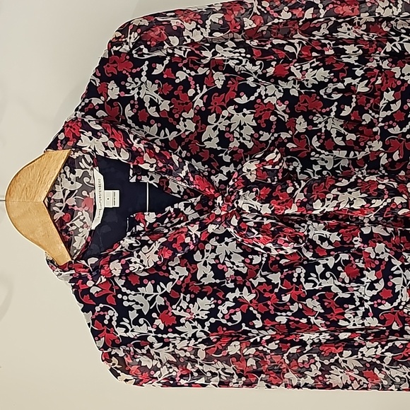 DVF | Arabella Silk Dress in Red Floral - Picture 4 of 5